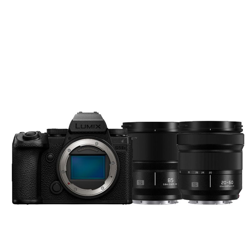 Panasonic Lumix DC-S5 IIX Body + 20-60mm & 85mm Lens Kit