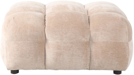 Dutchbone Hackman Hocker Velours Beige