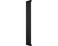 MonsterShop Monster Group BV Ovale design radiator - 1 kolom - 1600x240 mm - zwart
