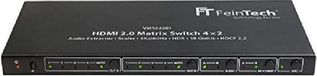 Feintech HDMI Cable VMS04201 4K Ultra HD Black (Refurbished A)