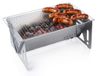 Vilde | Barbecue de camping pliable - 40x24x17 cm - Barbecue à charbon de voyage compact
