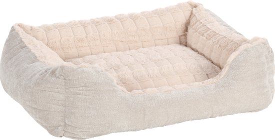Mand Flamingo Verona Rechthoekig Hondenmand Beige 65x50x20cm
