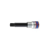KING TONY 403610 Spline Head Bit Socket, M10, 1/2-inch