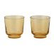 Muuto Verre Raise 20 cl, lot de 2 Orange brûlé