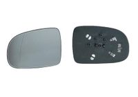 ALKAR Spiegelglas, Außenspiegel 6423420 links, asphärisch | Compatibel met: OPEL CORSA C, CORSA C Kasten/Schrägheck, TIGRA TwinTop