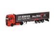 Herpa vrachtwagenmodel MAN TGX GX schuifzeiloplegger "Hans Möller/Wij bewegen Duitsland", miniatuur op schaal 1:87, verzamelmodel, Made in Germany, kunststof
