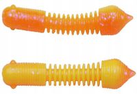 Berkley Merkloze Visimitatie 4cm - Fluo Oranje/Zonnig Geel - 6 Stuks