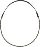 QHP Halstouw Neckrope Leer Olive Shetlander