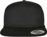 Flexfit - YP Classics, Classic Poplin Golf Cap Snapback Pet - Zwart