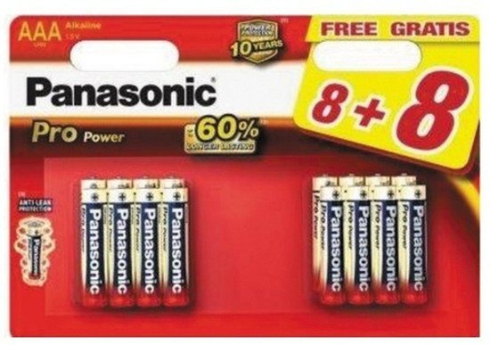 Panasonic Battery Batterijen Aaa 8