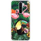 Redmi Bedrukt siliconen hoesje compatibel met Redmi Note 8 Pro Tropical Toucan