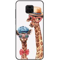 Xiaomi Redmi Note Funny girafe Verstevigd hoesje met sublimatie bedrukking