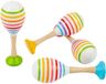 BigJigs Houten Maraca Speelgoed Set - Kleurrijk Muziekinstrument