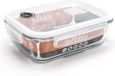 Pebbly Glas Vershouddoos - Rechthoek - 1000 ml - Transparant