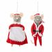 Bloomingville Kerstornament Wol, Polyester Rot 2 Stück(e)