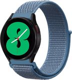 By Qubix - Sport Loop nylon bandje - Denim blauw - Geschikt voor Xiaomi Mi Watch / Xiaomi Watch 2 / Xiaomi Watch S1 / S2 / S3 / S4 (47mm)