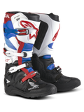 Alpinestars Honda Tech 7 Enduro Drystar Bottes Noir Blanc Bleu Rouge Vif Taille 13