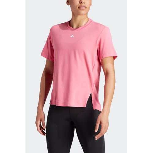 adidas Performance sport T-shirt roze