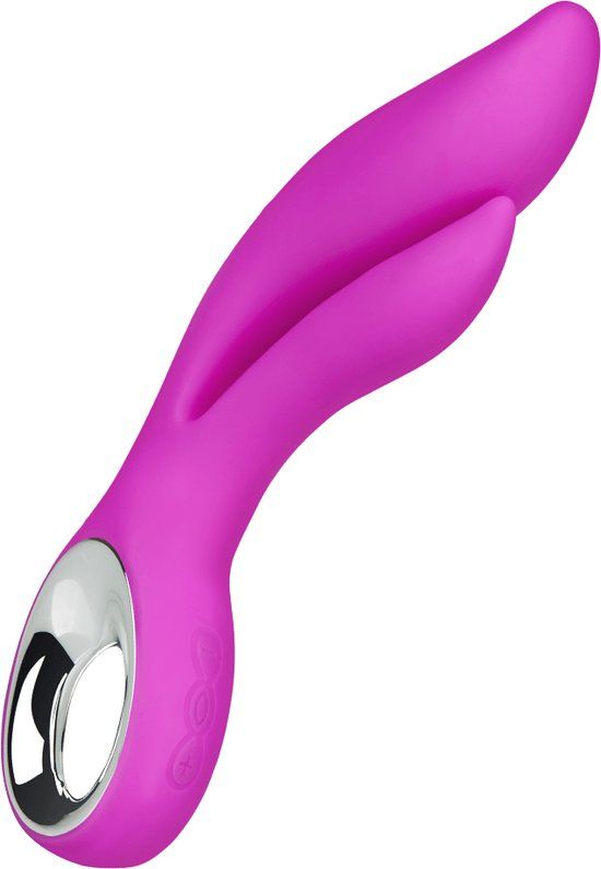 EIS Rabbit "Flower Power" siliconen bunny vibrator, roze