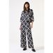 GARCIA H50115 Pantalon Femme Coupe Large Noir