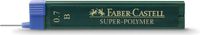 Faber-Castell potloodstiftjes vulpotlood - Super-Polymer - 0,7mm - B - 12 stuks