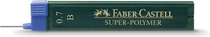 Faber-Castell potloodstiftjes vulpotlood - Super-Polymer - 0,7mm - B - 12 stuks