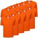 Lot de 10 t-shirts d'été légers à manches courtes 100% coton - TS150