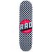 RAD Uniseks - volwassenen skateboard checker zwart/wit 8.25 "
