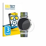 BROTECT Screenprotector 3 Stuks voor Oppo Watch S Beschermglas transparant