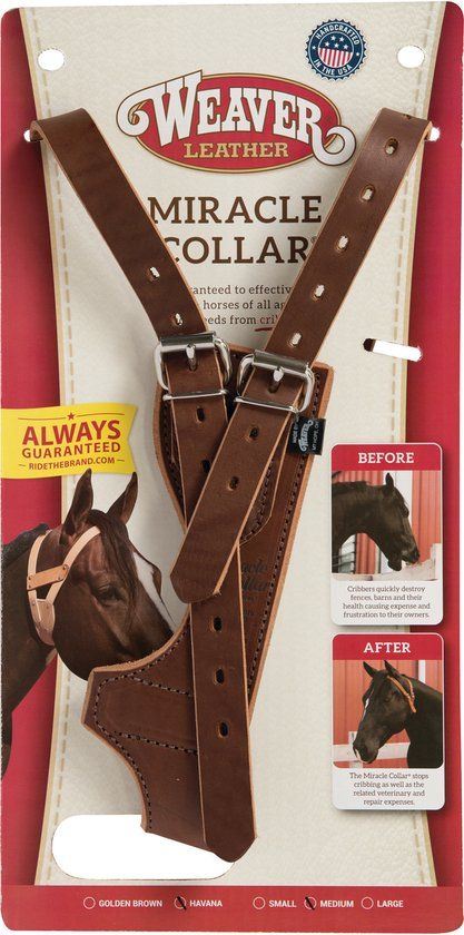Weaver Miracle Collar - Brown - Medium