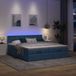 Prolenta Maison Exclusive - Ottomaans bedframe met matras, blauw, 180x200 cm, textiel