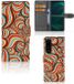 B2Ctelecom Sony Xperia 5III Hoesje Retro Book Case Kunstleer TPU Abstract Design