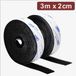 Quadrios 24CA320 Klittenband Haak- en lusdeel Zwart 3 m x 2 cm