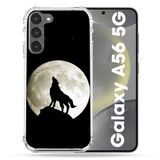 Cokitec Versterkte hoes voor Samsung Galaxy A56 5G Animal Wolf Zwart