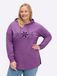SHEEGO Sweatshirt lila / aubergine / donkerlila