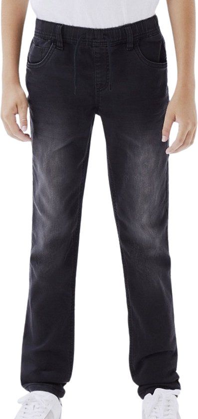 Name It NKMRYAN Jogger Sweat Jeans - Black - Kids - Size 98