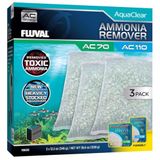 Fluval AquaClear AC70/110 Navulverpakking, verwijdert ammoniak voor filter, rugzak voor aquarium, 3 stuks