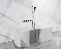 FortiFura Nebbio Badcombinatie-set - Mat Zwart