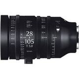Sigma Zoomlens 28-105 mm T3 FF Cine F/VE Zwart voor Sony-E-vatting