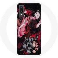 Samsung Hoesje Galaxy A02 demonendoder tanjiro nezuko aanvalsgevecht