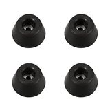 Adam Hall Hardware 4901 M4 AH - set van 4 rubberen voetjes 30 x 15 mm zwart in zak