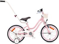 Sun Baby Heart Bike Fiets voor een meisje van 4 tot 6 jaar, 16 inch Roze