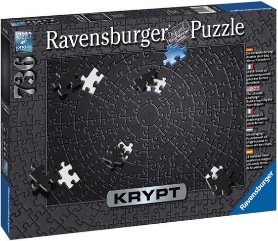 Ravensburger KRYPT puzzel – Black