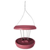 SWISSINNO Vogelvoeder Luzern SMART BIRDS - Hangende Schone Voederplek - Muizen- en Rattenbestendig - Voor Roodborstjes, Nigerzaad - Sterk en Betrouwbaar - Voor Vetbollen - Dusty Rose