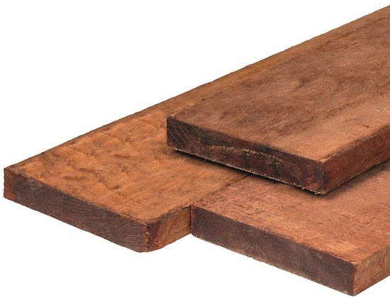 Merkloos Tuindeco Schothout hardhout 2,0x15,0x500 cm