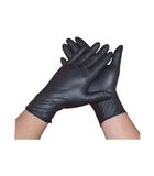 COVETRUS Latex handschoen, poedervrij, S, zwart, 100U