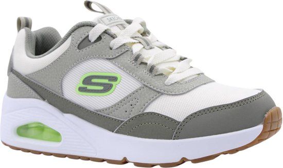 Skechers Olijfgroene Lage Sneakers Kinderen Maat 34