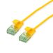 ROLINE RM UTP DataCenter Patchkabel Cat.6A (Klasse EA), extra dun, geel, 0,3 m
