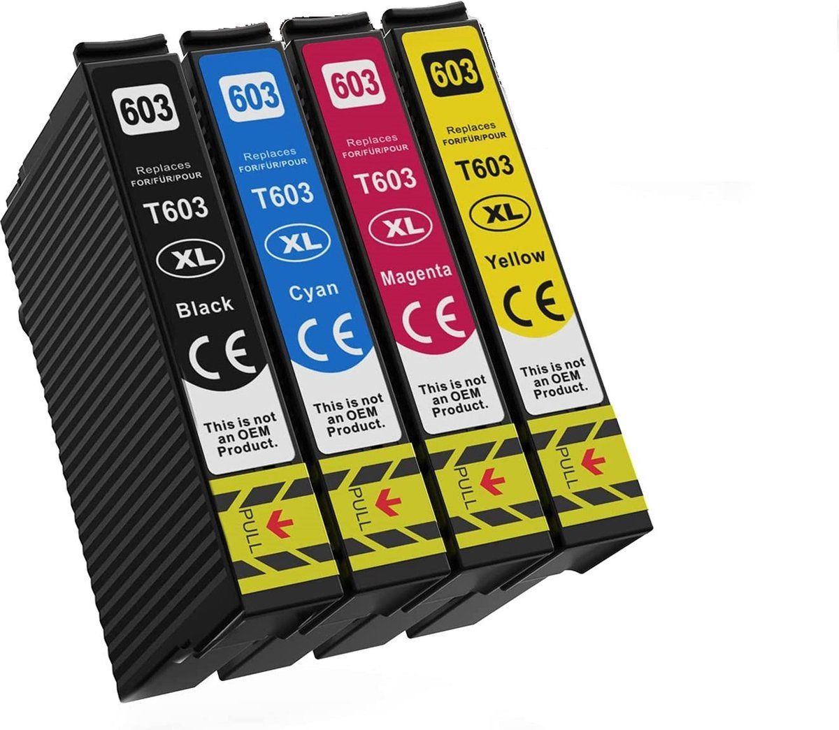 inktdag inktcartridges voor Epson 603XL, Epson 603 multipack van 4 kleuren voor Epson Expression Home XP-2105 XP-3100 XP-3105 XP-4100 XP-4105 Workforce WF-2830DWF WF-2835DWF