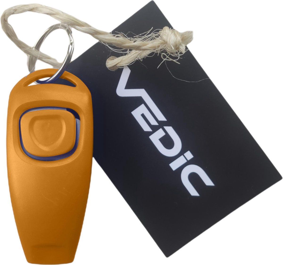 VEDIC VEDIC® Luxe Clicker met Fluit - Oranje - Hondentraining